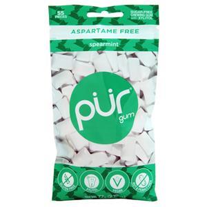PUR Sugar-Free Chewing Gum with Xylitol Spearmint 55 count