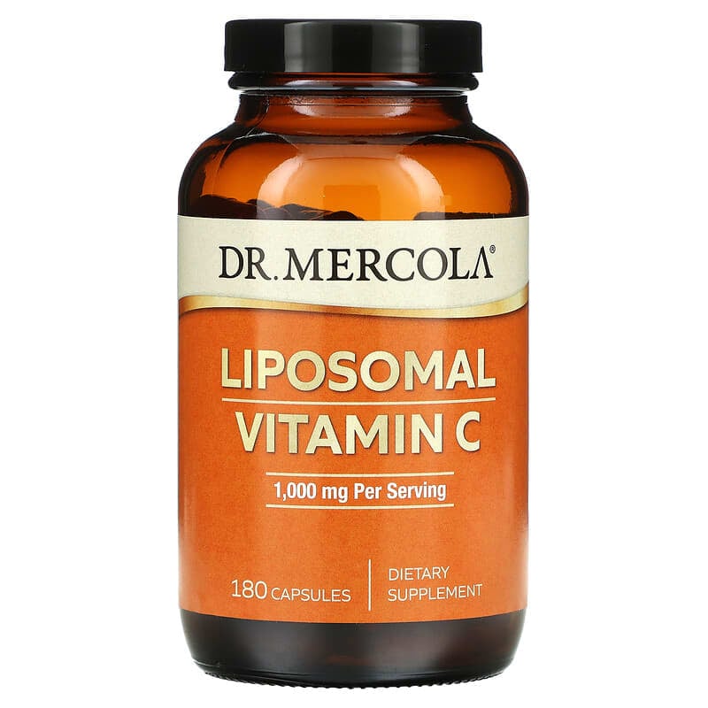 Dr. Mercola Liposomal Vitamin C (1000mg)  180 caps