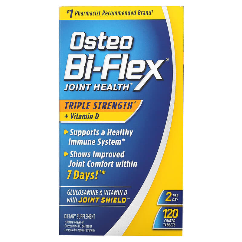 Osteo Bi-Flex Joint Health Triple Strength + Vitamin D  120 tabs