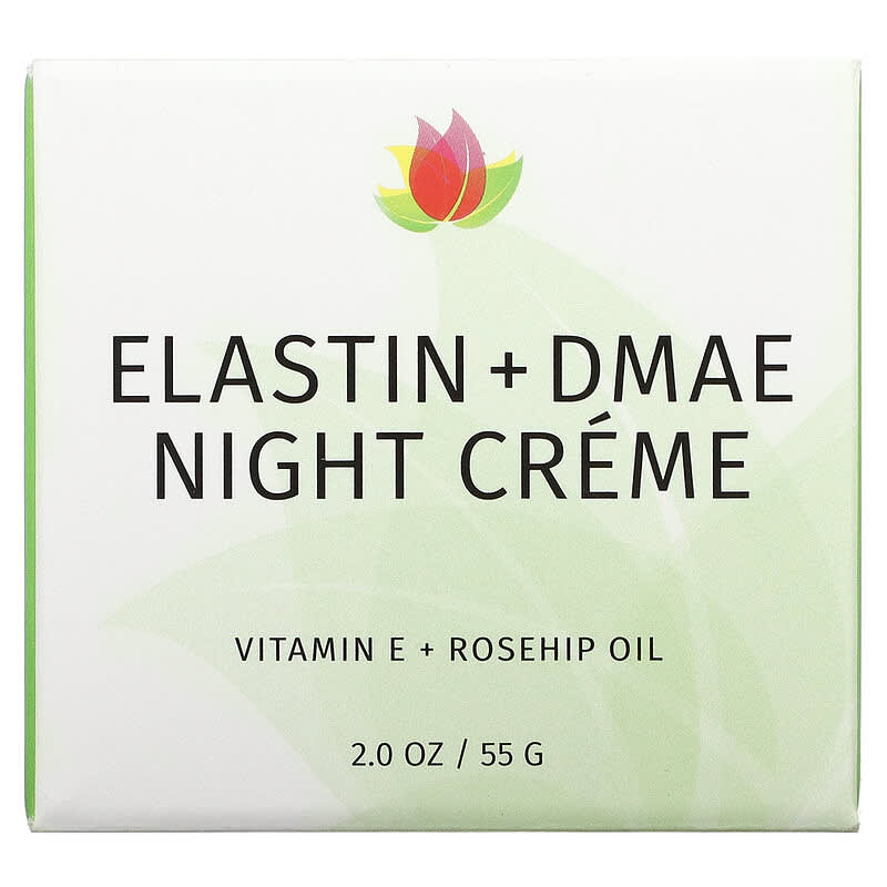 Reviva Labs Elastin + DMAE Night Creme Vitamin E + Rosehip Oil 2 oz