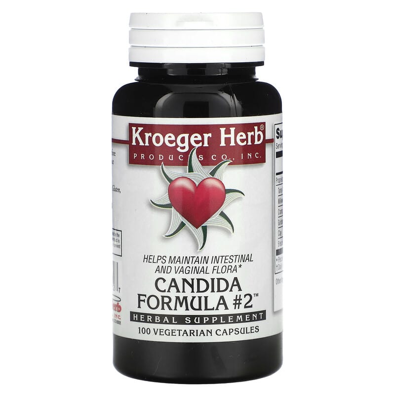 Kroeger Herb Products Candida Formula #2  100 vcaps
