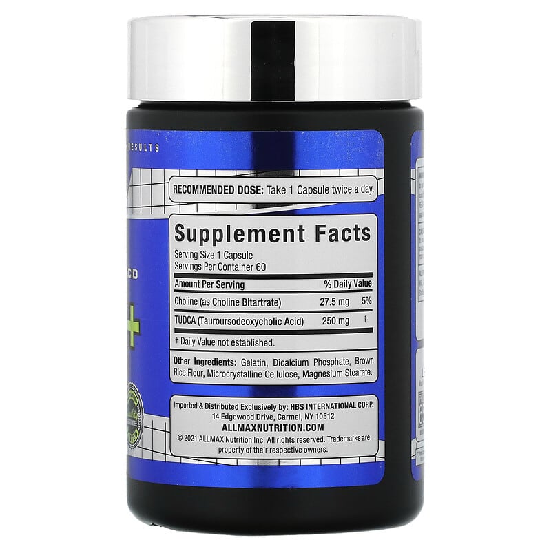 Allmax Nutrition TUDCA Liver Protectant (250mg)  60 caps