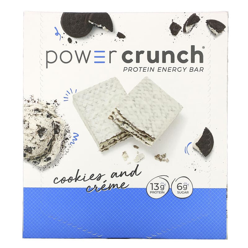 Power Crunch Power Crunch Wafers Cookies and Creme 12 bars