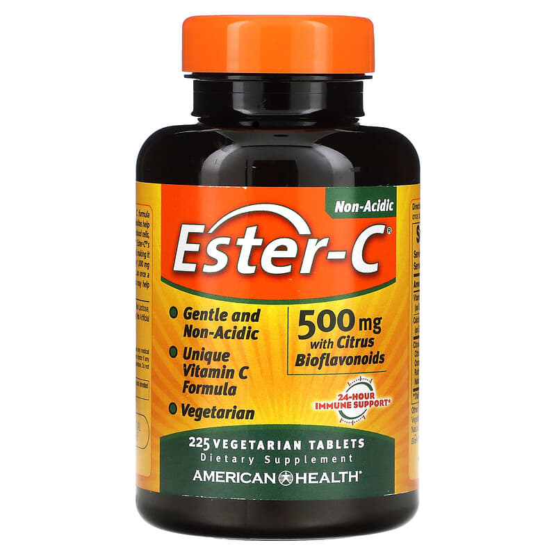 American Health Ester-C with Citrus Bioflavonoids (500mg)  225 tabs