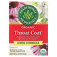 Traditional Medicinals Organic Seasonal Tea Throat Coat - Lemon Echinacea 16 pckts