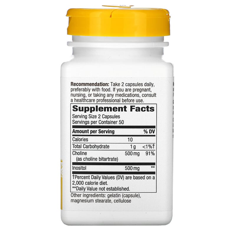 Nature's Way Choline & Inositol  100 caps