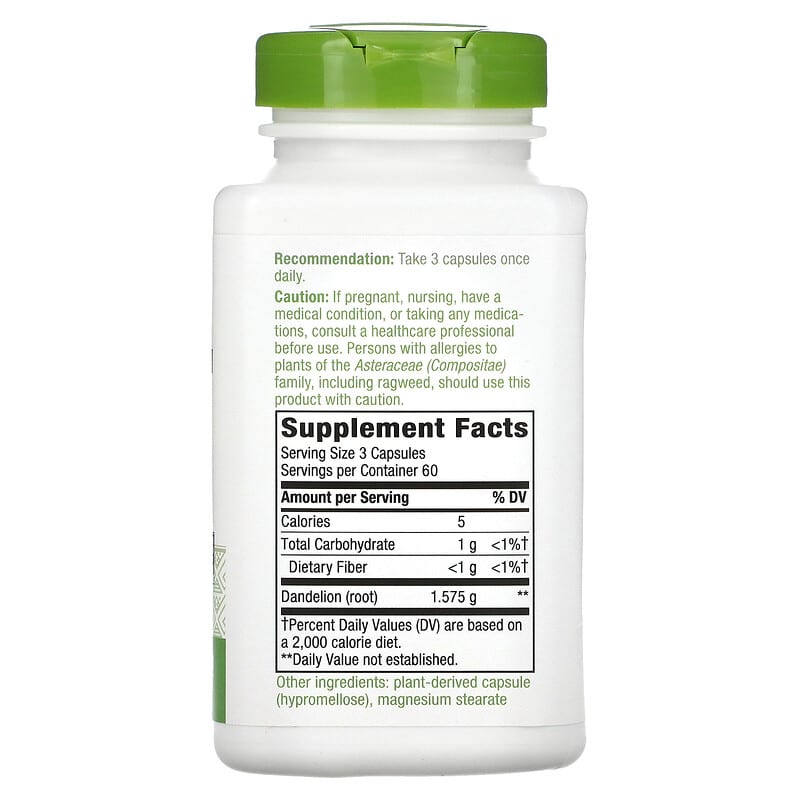 Nature's Way Dandelion Root  180 vcaps