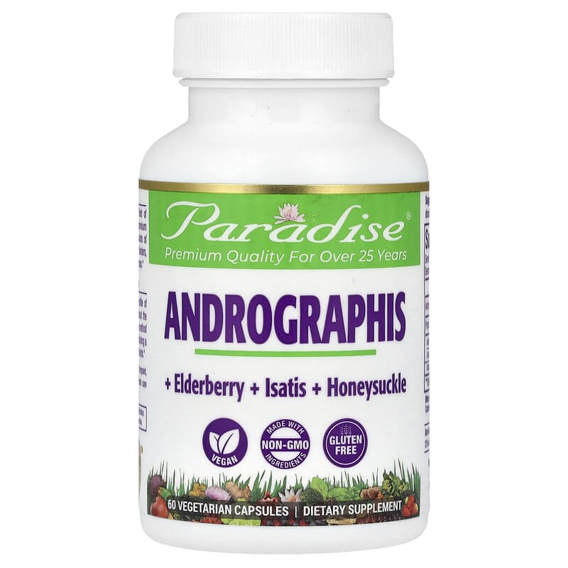 Paradise Herbs Andrographis  60 vcaps