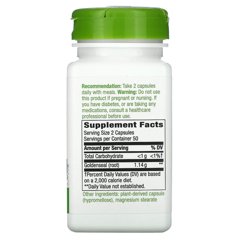 Nature's Way Goldenseal Root  100 caps