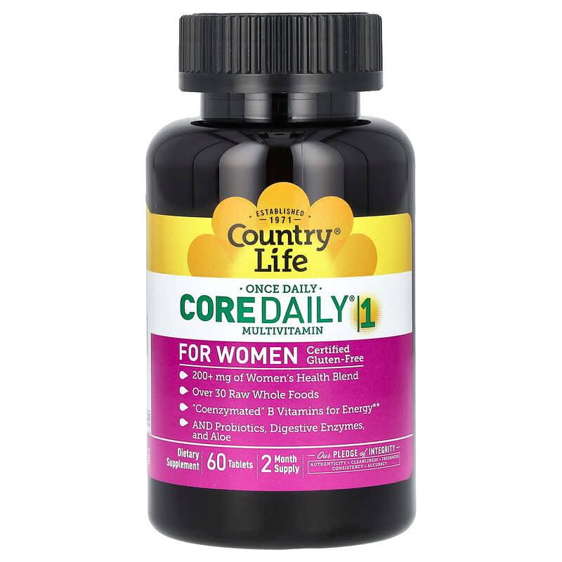 Country Life Core Daily-1 Women  60 tabs