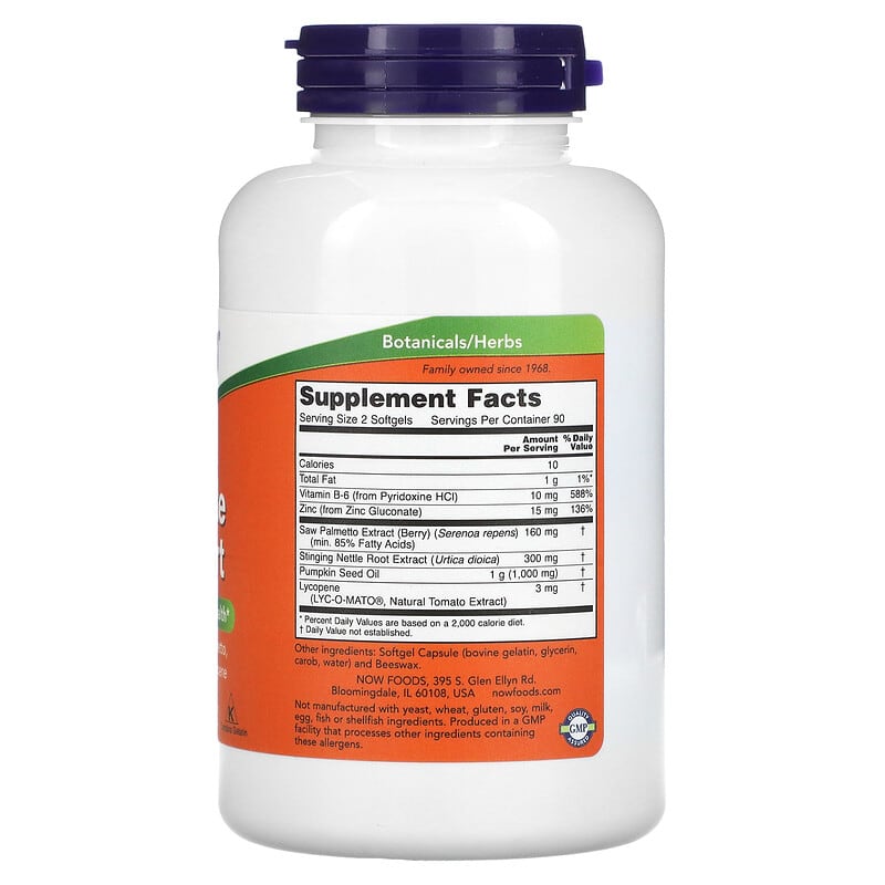 Now Prostate Support  180 sgels