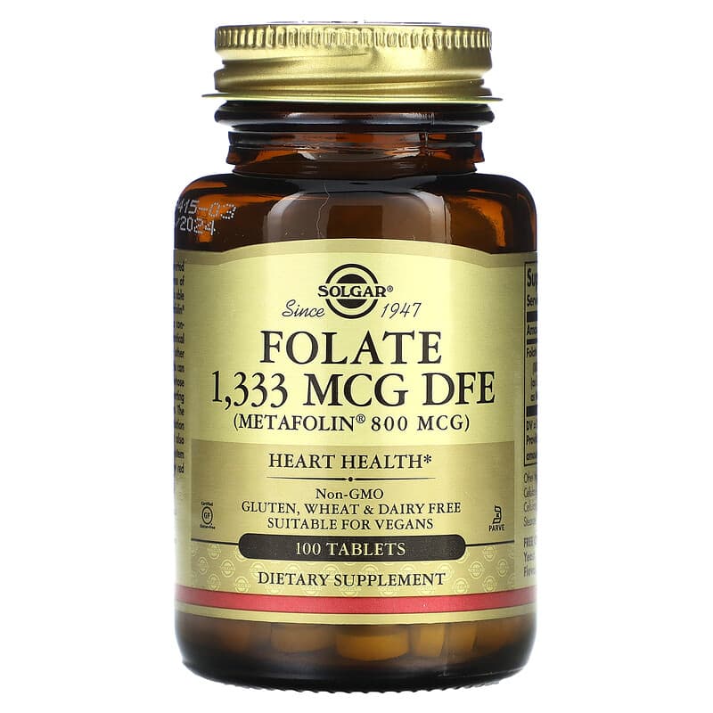 Solgar Folate (1,333mcg)  100 tabs