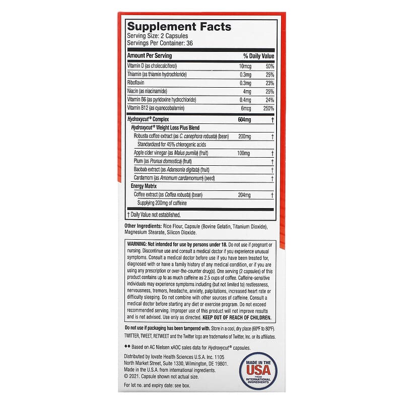 Muscletech Hydroxycut Pro Clinical  72 caps