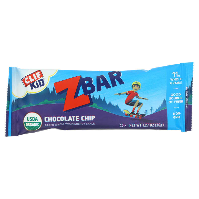 Clif Bar Z Bar for Kids Chocolate Chip 18 bars