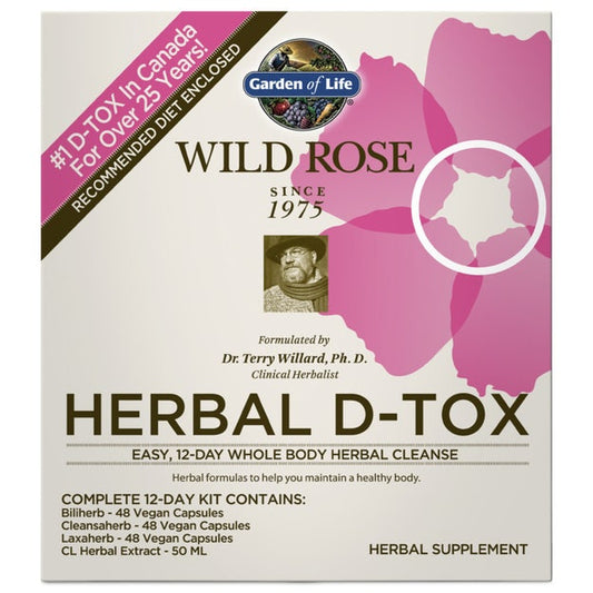 Garden Of Life Wild Rose Herbal D-Tox  12 days