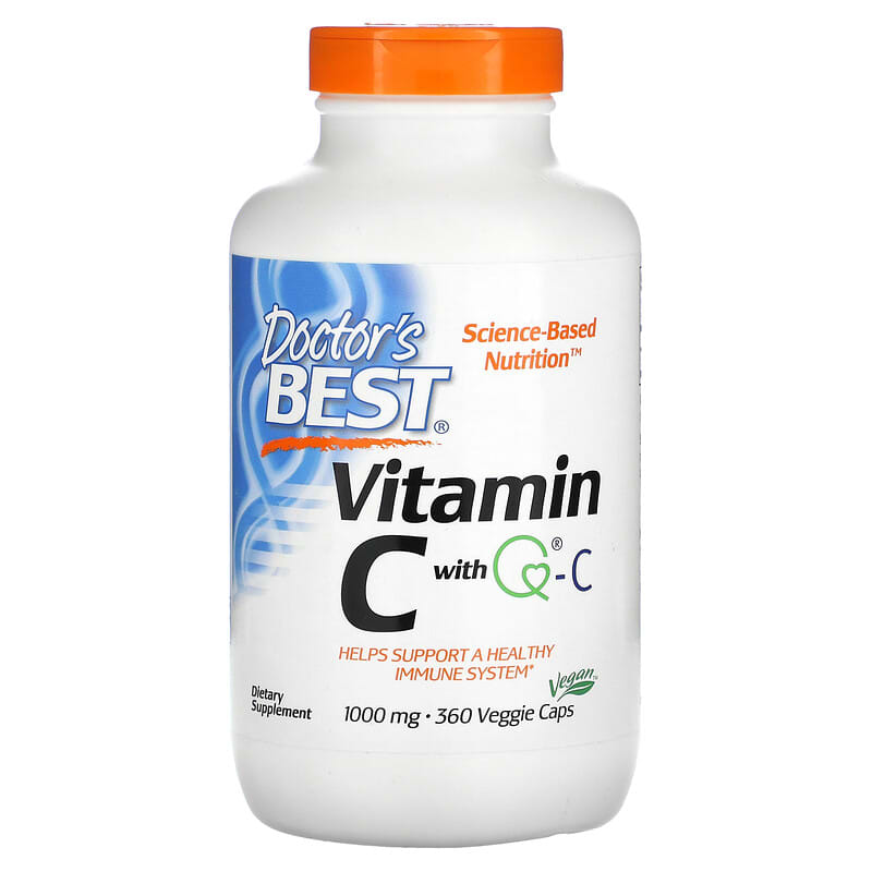 Doctor's Best Vitamin C with Quali-C (1000mg)  360 vcaps