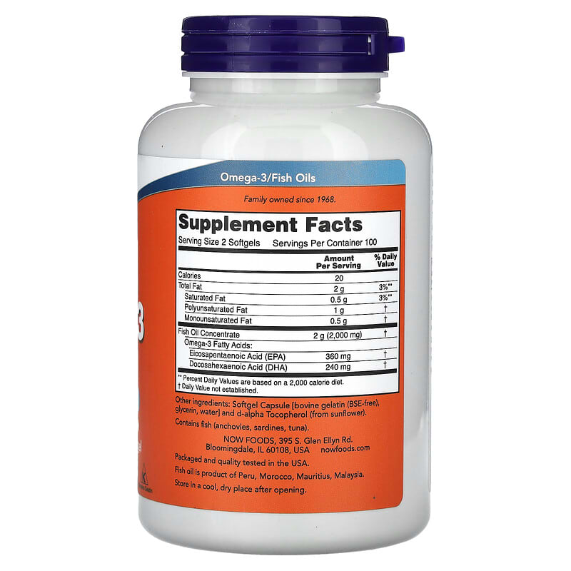 Now Omega-3  200 sgels