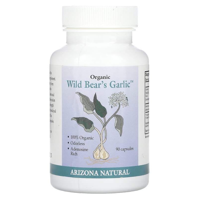 Arizona Natural Products Wild Bear's Garlic - Organic  90 caps