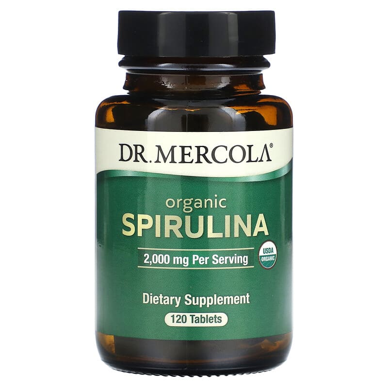 Dr. Mercola Organic Spirulina  120 tabs