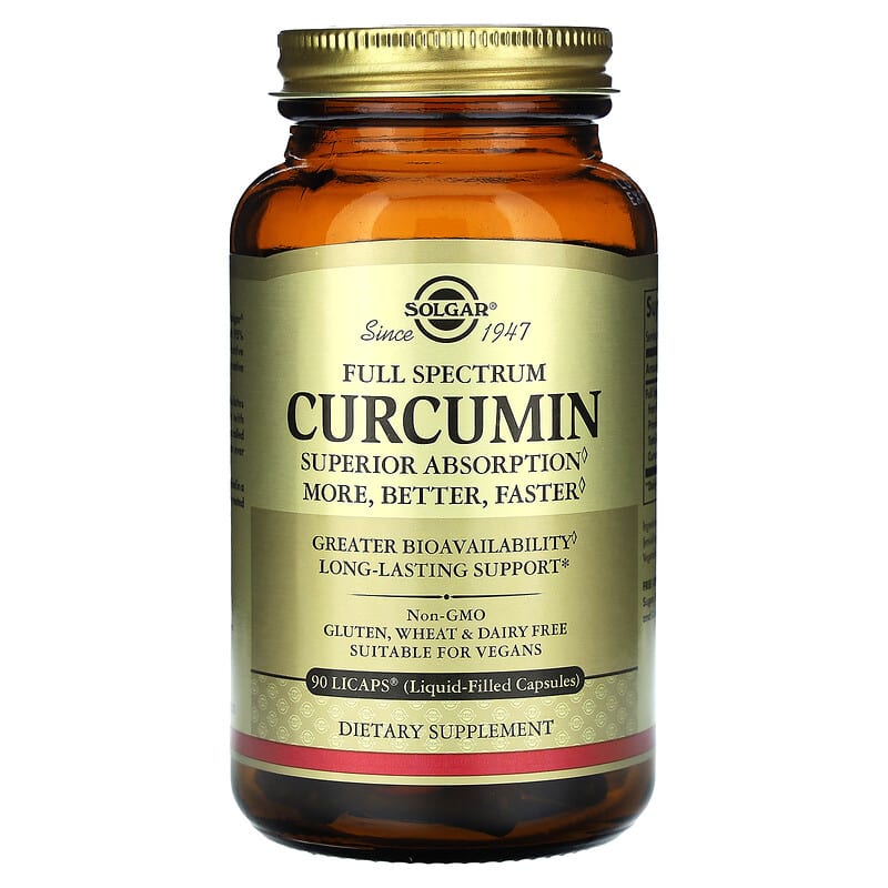 Solgar Full Spectrum Curcumin  90 sgels