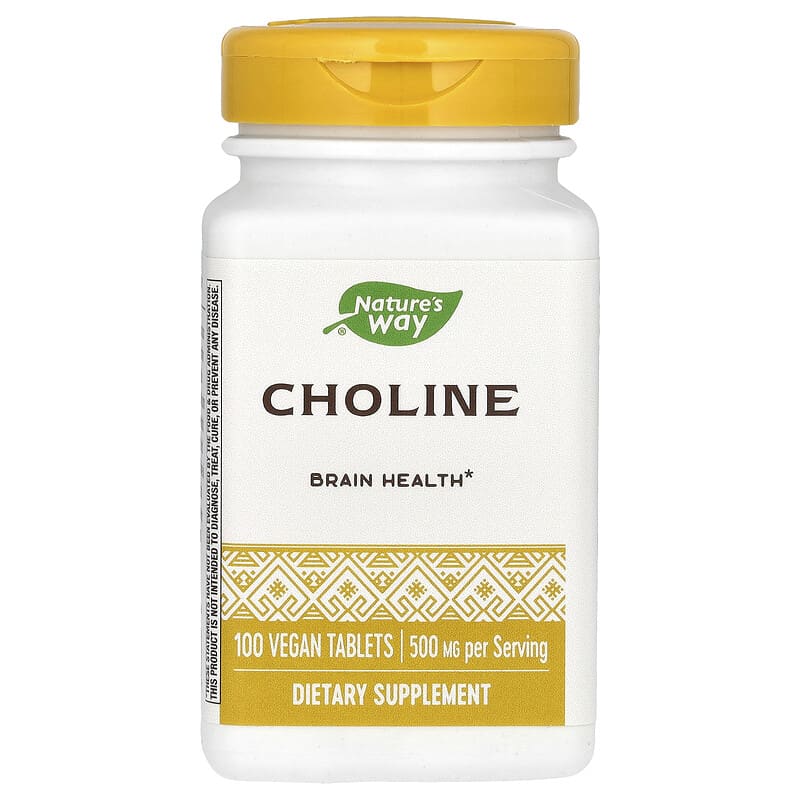 Nature's Way Choline Bitartrate (500mg)  100 tabs