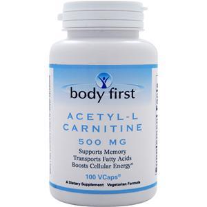 Body First Acetyl-L Carnitine (500mg)  100 vcaps