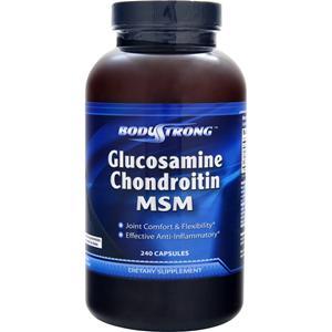 BodyStrong Glucosamine Chondroitin and MSM  240 caps