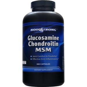 BodyStrong Glucosamine Chondroitin and MSM  480 caps