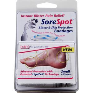 Pedifix SoreSpot - Blister & Skin Protection Bandages Small 4 count