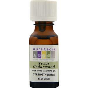 Aura Cacia Texas Cedarwood 100% Pure Essential Oil  0.5 fl.oz