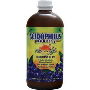 Nature's Life Acidophilus Probiotic Pro-96 Liquid Blueberry Blast 16 oz