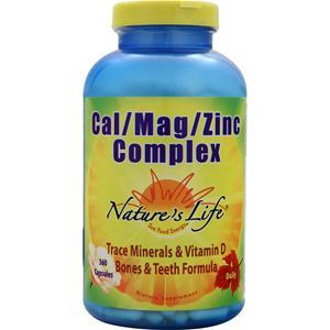 Nature's Life Cal/Mag/Zinc Complex  360 caps