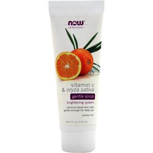 Now Vitamin C & Oryza Sativa Gentle Scrub  4 fl.oz