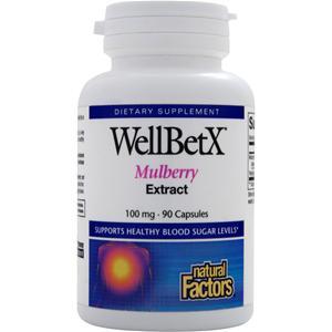 Natural Factors WellBetX Mulberry Extract  90 caps