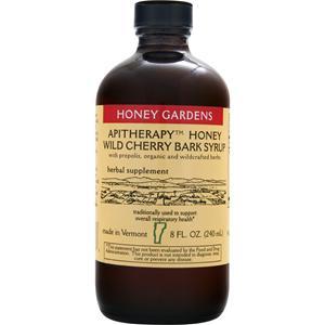 Honey Gardens Apitherapy Honey - Wild Cherry Bark Syrup  8 fl.oz