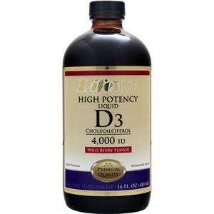 Lifetime Liquid D3 - High Potency Wild Berry 16 fl.oz