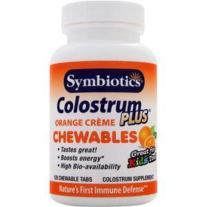 Symbiotics Colostrum Plus Chewables Orange Creme 120 tabs