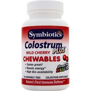 Symbiotics Colostrum Plus Chewables Wild Cherry 120 tabs