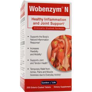 Garden Of Life Wobenzym N  200 tabs