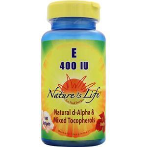 Nature's Life E (400IU)  100 sgels