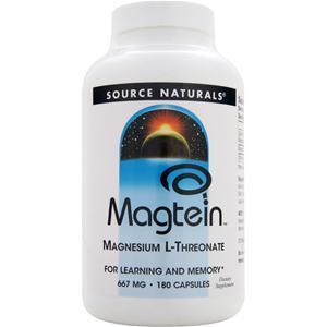 Source Naturals Magtein  180 caps