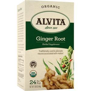 Alvita Tea Bags - Organic Ginger Root 24 pckts