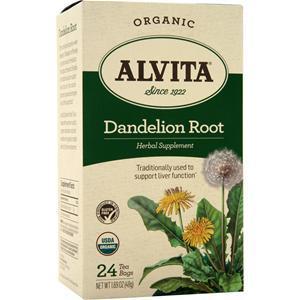 Alvita Tea Bags - Organic Dandelion Root 24 pckts