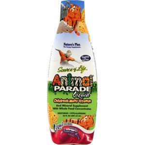 Nature's Plus Animal Parade Liquid - Children's Multi-Vitamin Tropical Berry 30 fl.oz