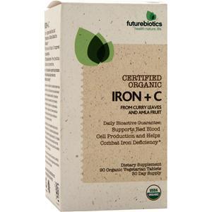 Futurebiotics Iron + C - Certified Organic  90 tabs