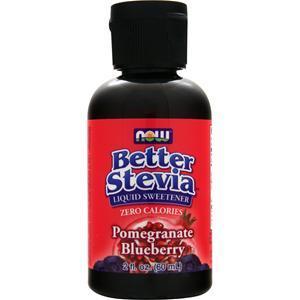 Now Better Stevia Liquid Sweetener Pomegranate Blueberry 2 fl.oz