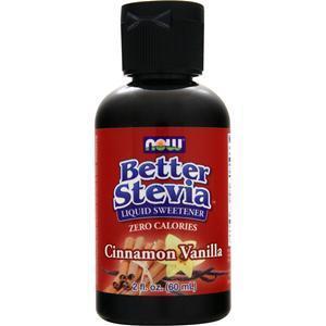 Now Better Stevia Liquid Sweetener Cinnamon Vanilla 2 fl.oz