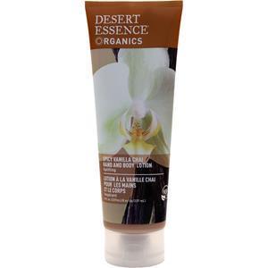 Desert Essence Organics Hand & Body Lotion Spicy Vanilla Chai 8 fl.oz