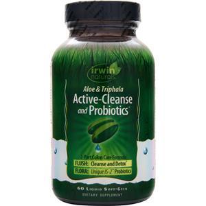 Irwin Naturals Active-Cleanse and Probiotics  60 sgels