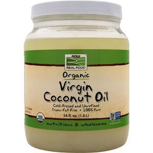 Now Virgin Coconut Oil (Certified Organic)  54 fl.oz
